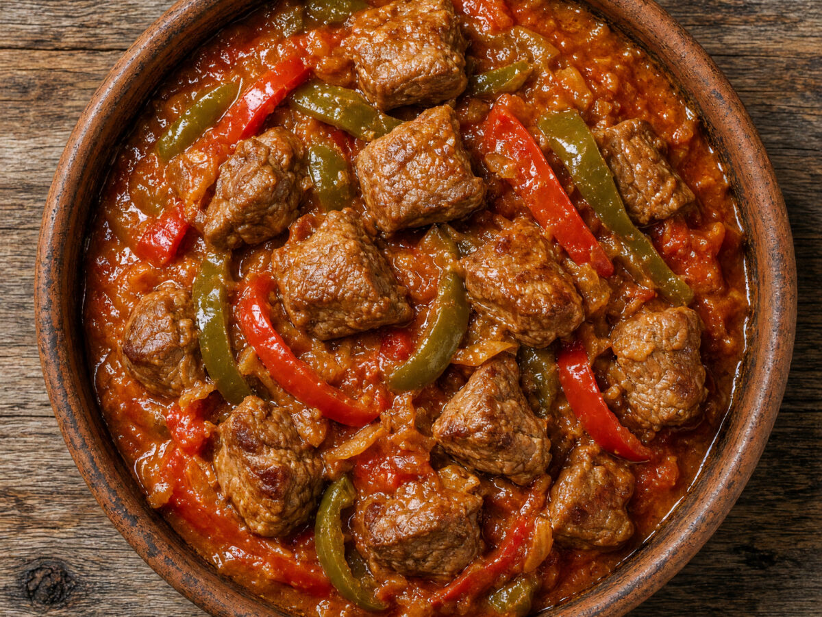 Axoa de veau aus dem französischen Baskenland