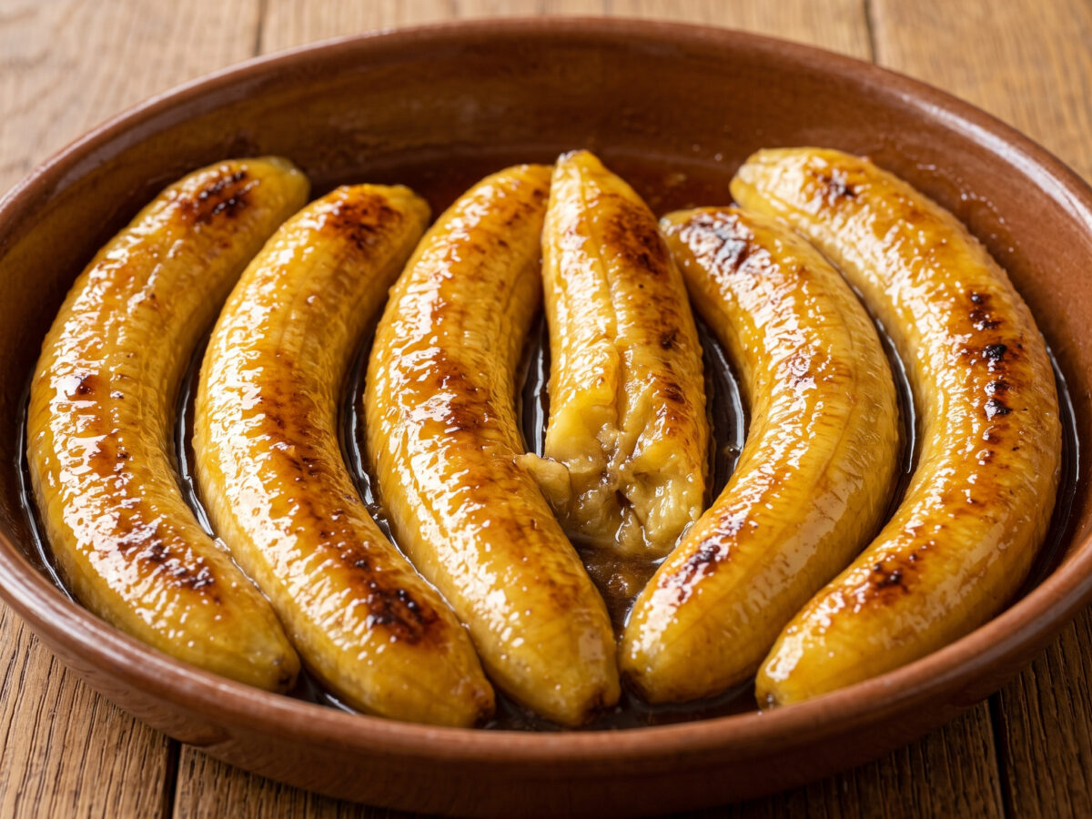 Bananes flambées au rhum vieux