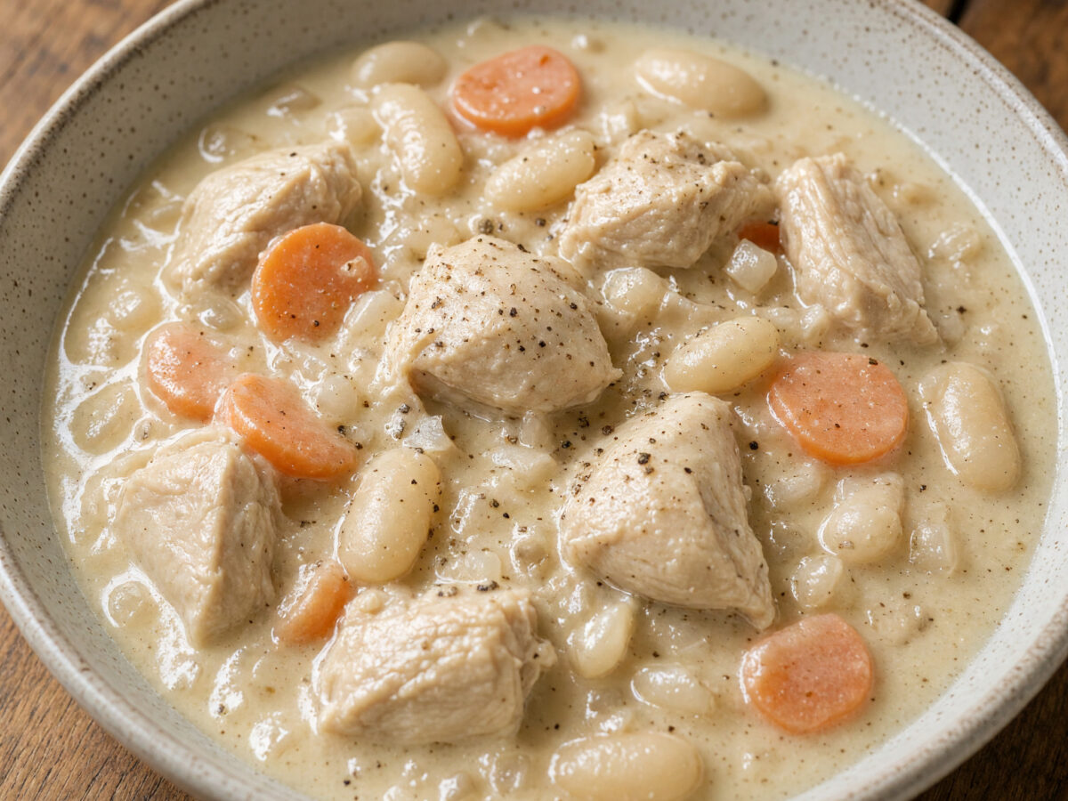 Blanquette de volaille de Licques aux lingots du Nord