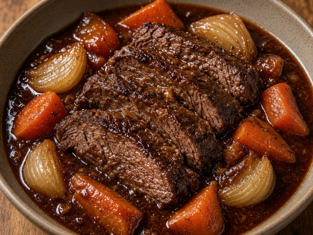 Bœuf à l’angevine aus dem Anjou
