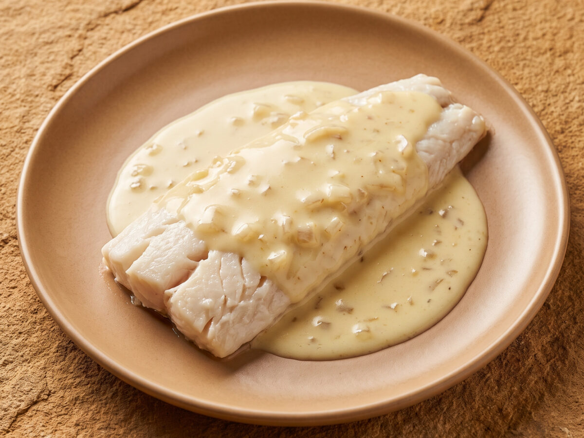 Brochet au beurre blanc aus dem Pays de la Loire