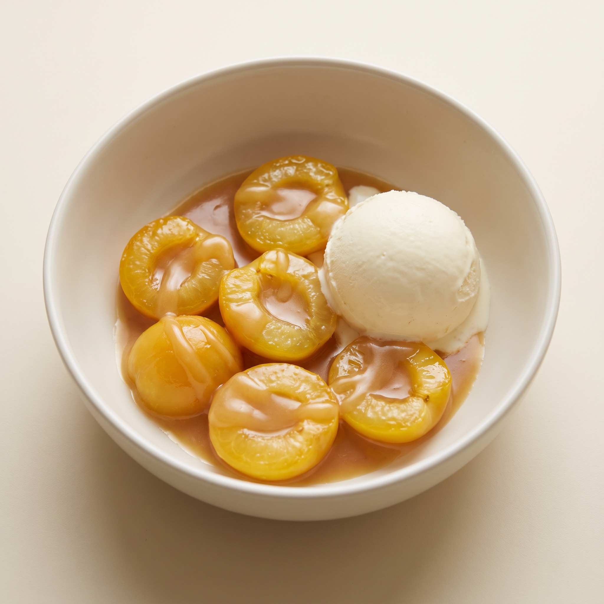 Chaud-froid de mirabelles aus Lothringen