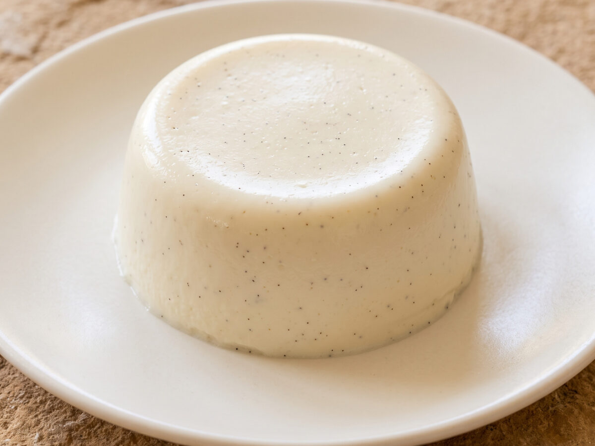 Crème bavaroise à la vanille