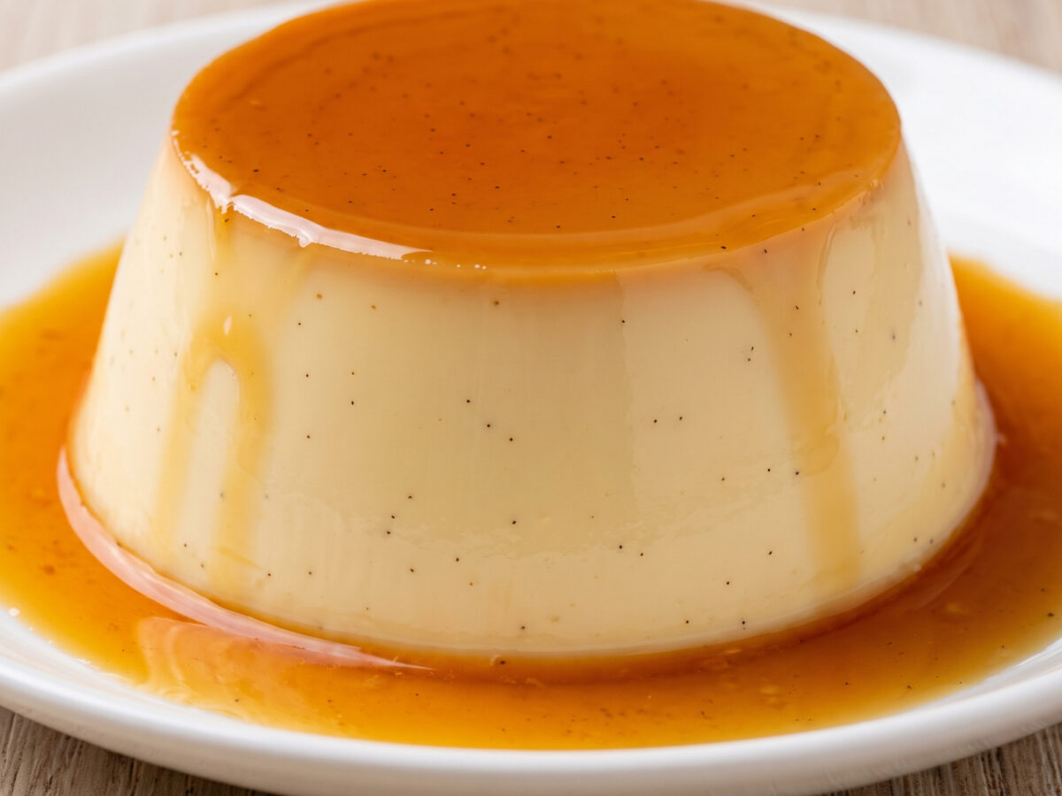 Crème caramel – zarte Vanillecreme mit Karamellsauce