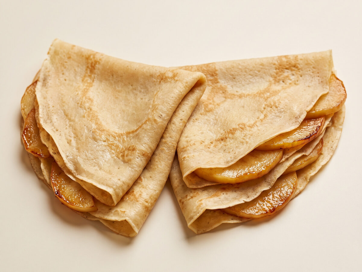 Crêpes aux pommes du Pays de Caux