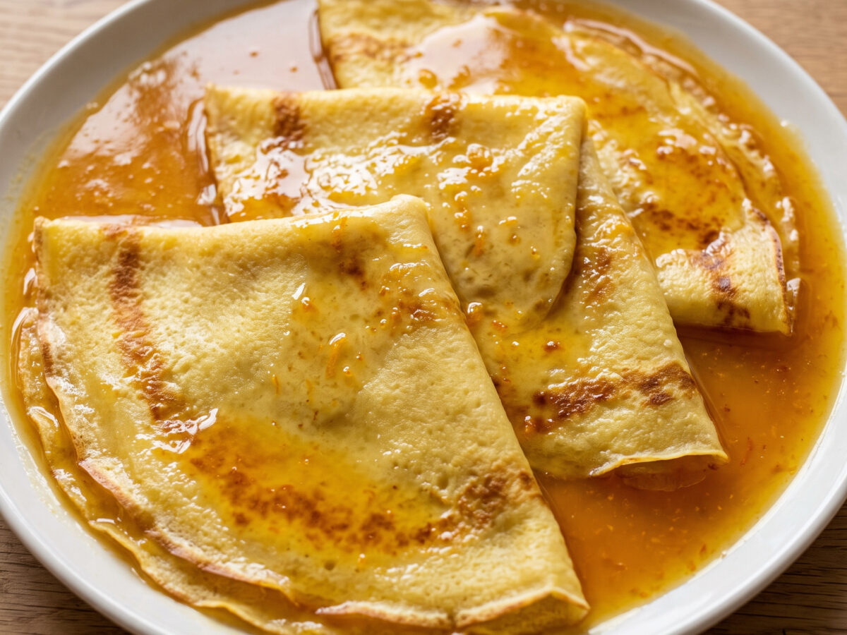 Orange, Butter und hauchdünne Crêpes