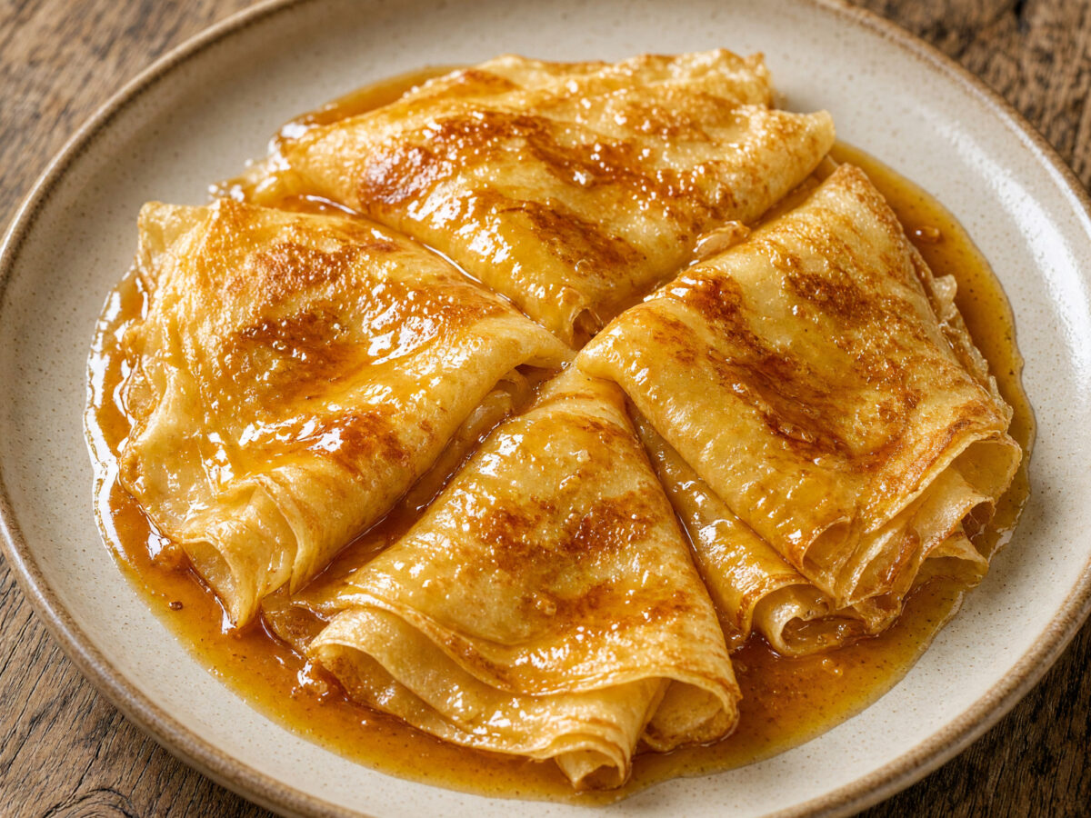 Crêpes Suzette à la marie-galantaise