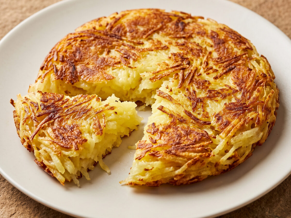 Crique ardéchoise: knusprige Kartoffelgalette