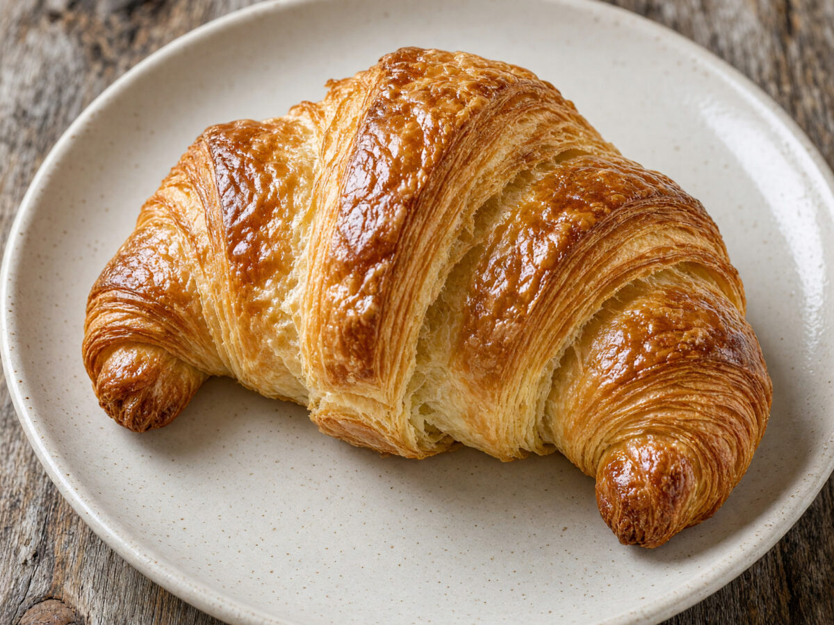 Croissant au beurre – knusprige Schichten zum Frühstück