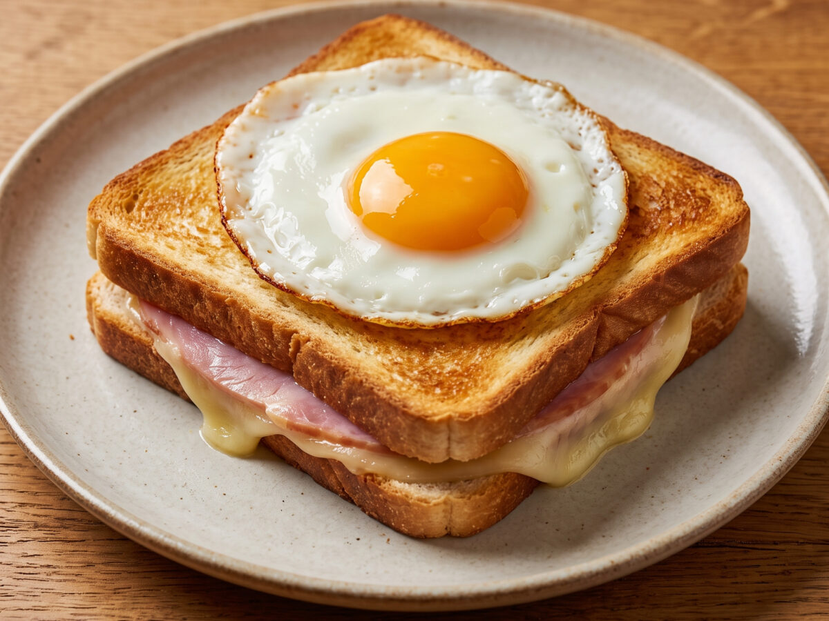 Croque-madame aus der Pariser Bistroküche