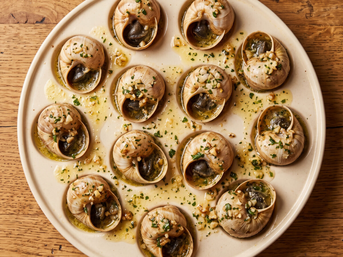 Escargots mit Walnussbutter aus dem Bourbonnais