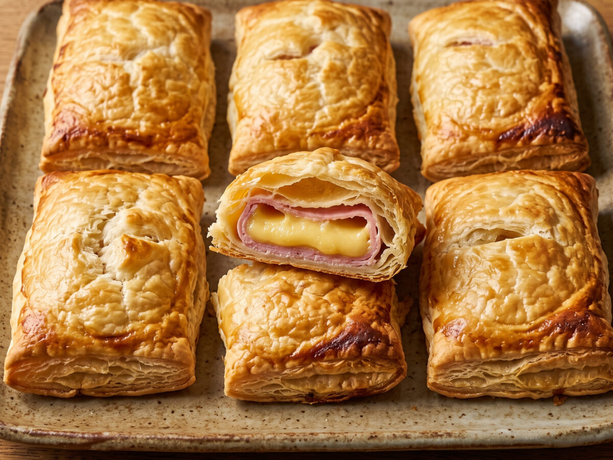 Feuilleté comtois au jambon