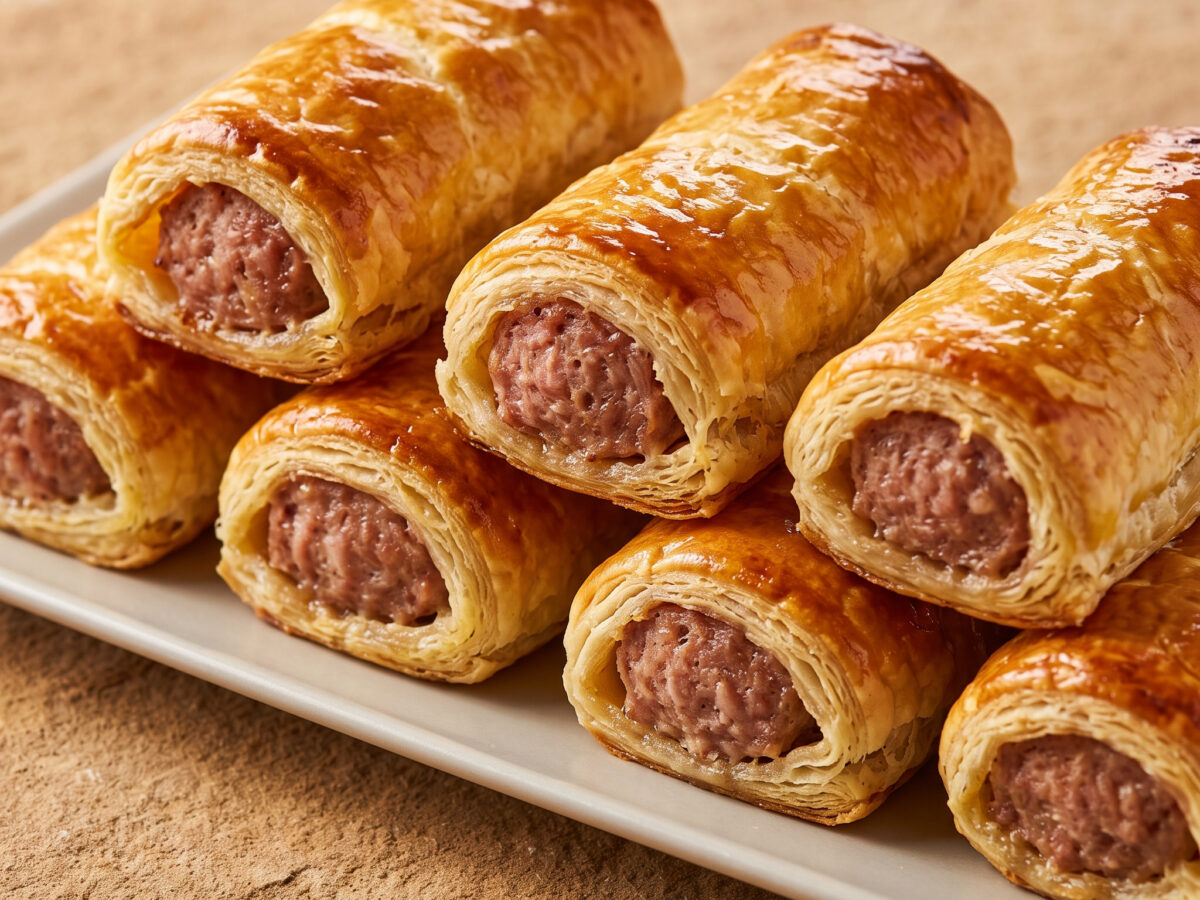 Feuilletés à la saucisse de Toulouse