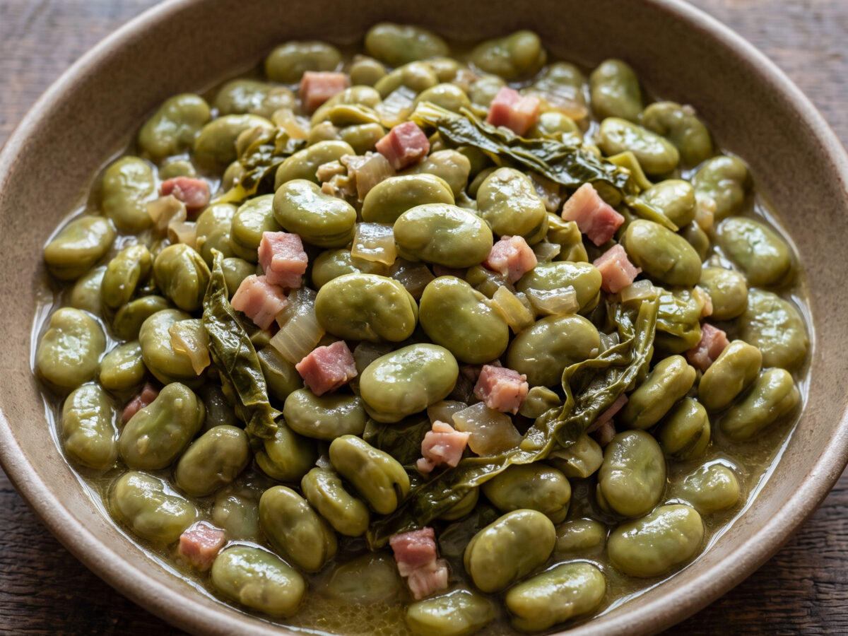 Fèves à la provençale aus der Cocotte