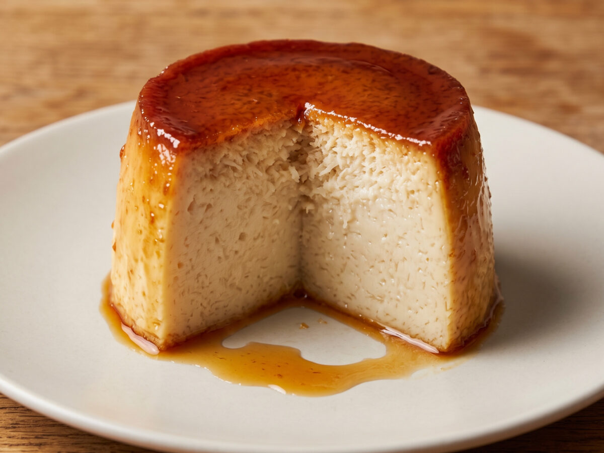 Flan coco: Kokosflan aus Mayotte
