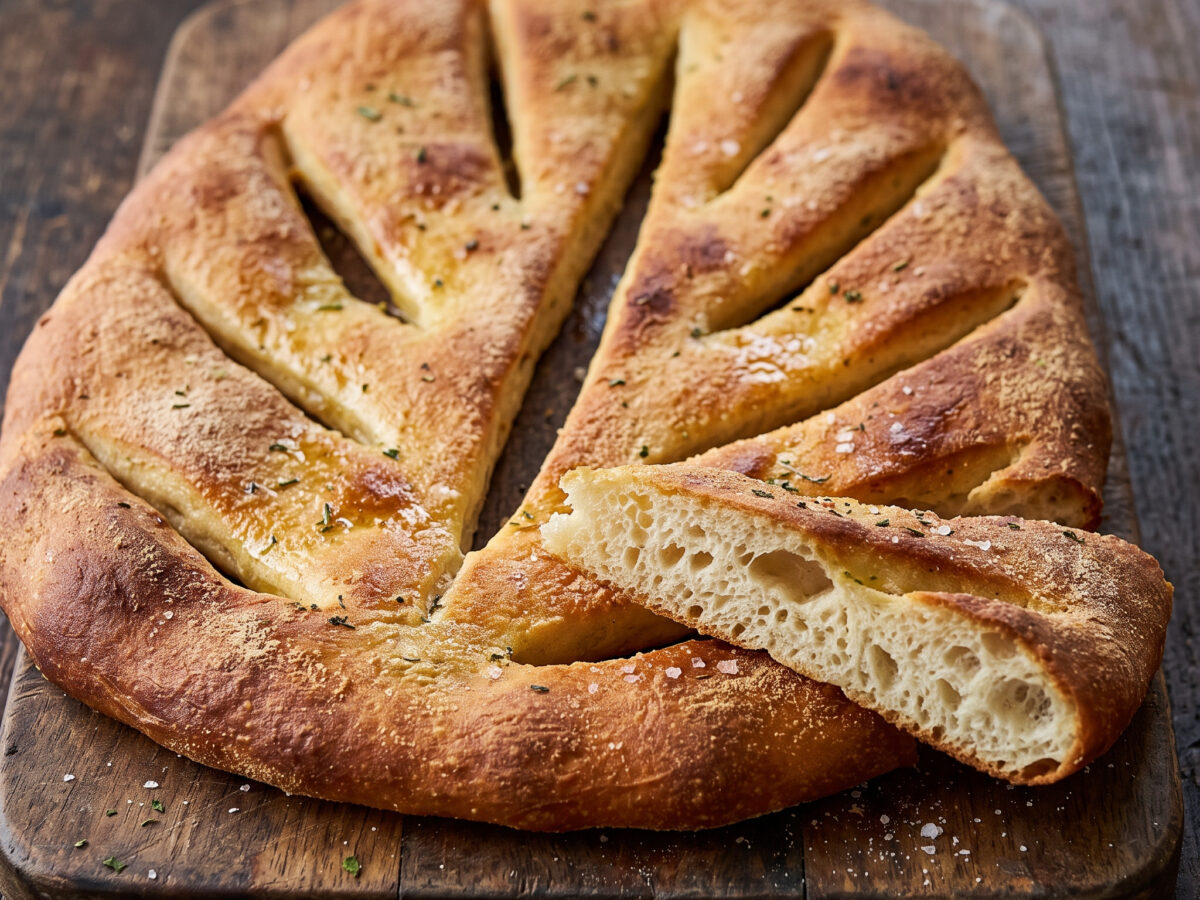 Fouaisse aus Burgund – herzhaftes Fladenbrot