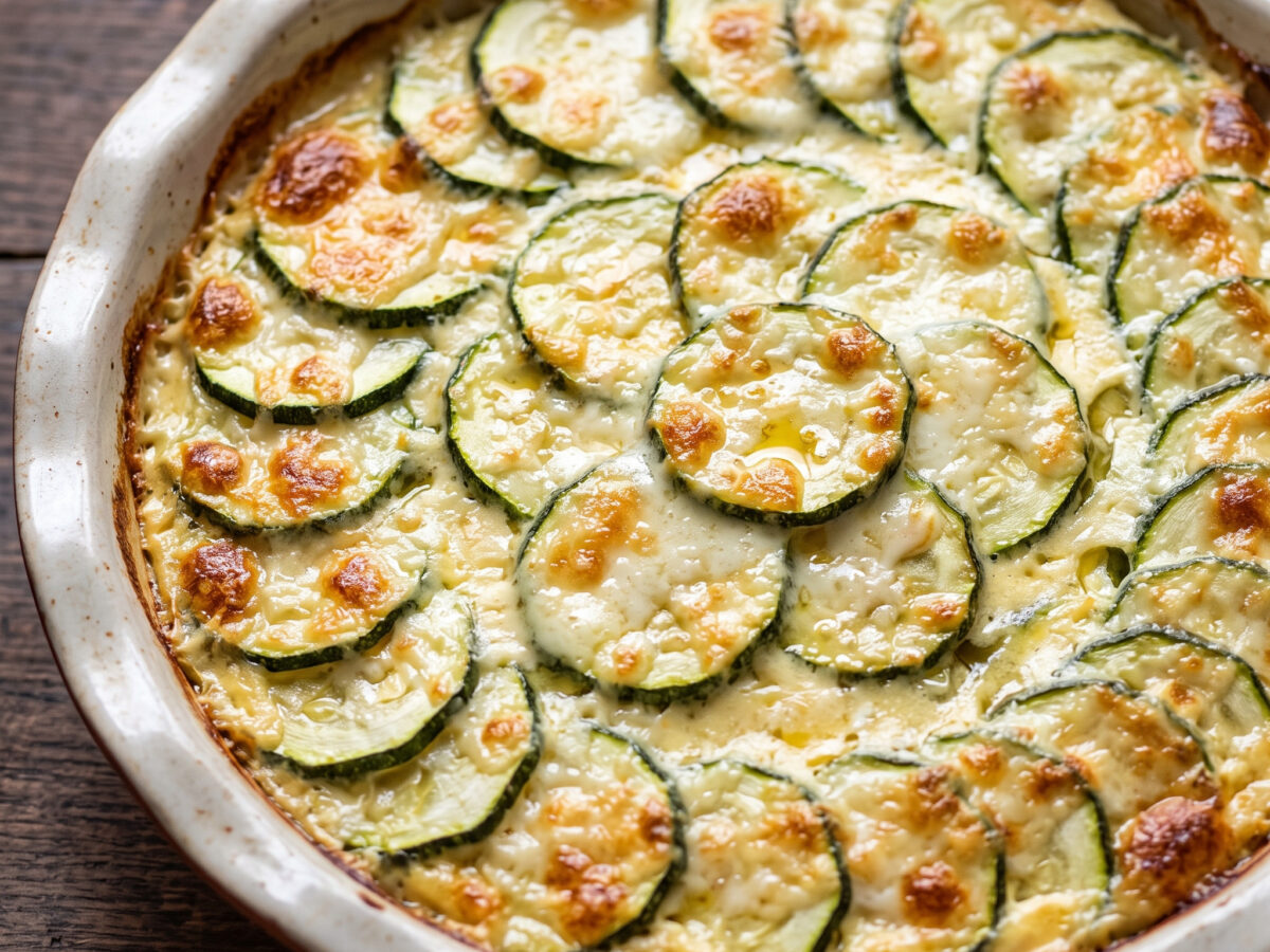 Französischer Gemüseauflauf mit Ziegenkäse