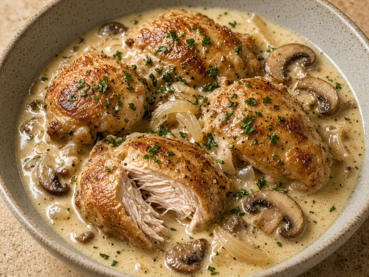 Fricassée de poulet