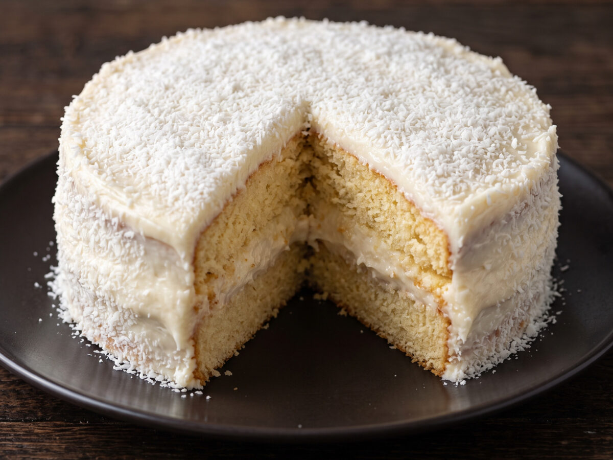 Gâteau Mont-Blanc à la noix de coco aus Martinique