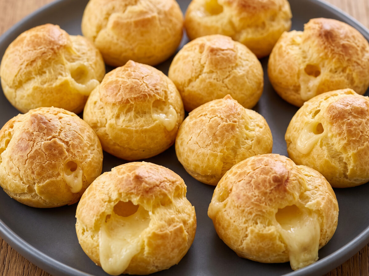 Gougères au maroilles aus der Thiérache