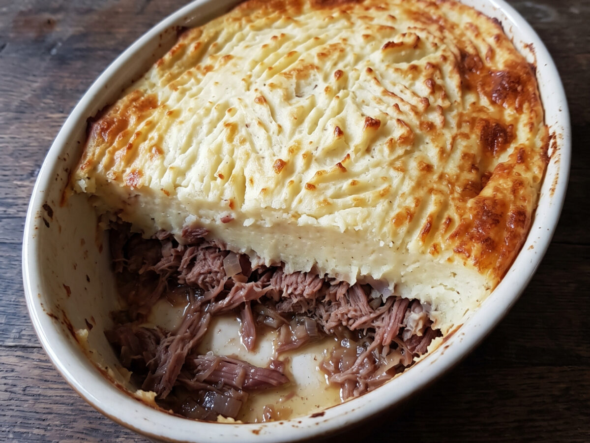 Hachis parmentier de canard confit aus dem Périgord