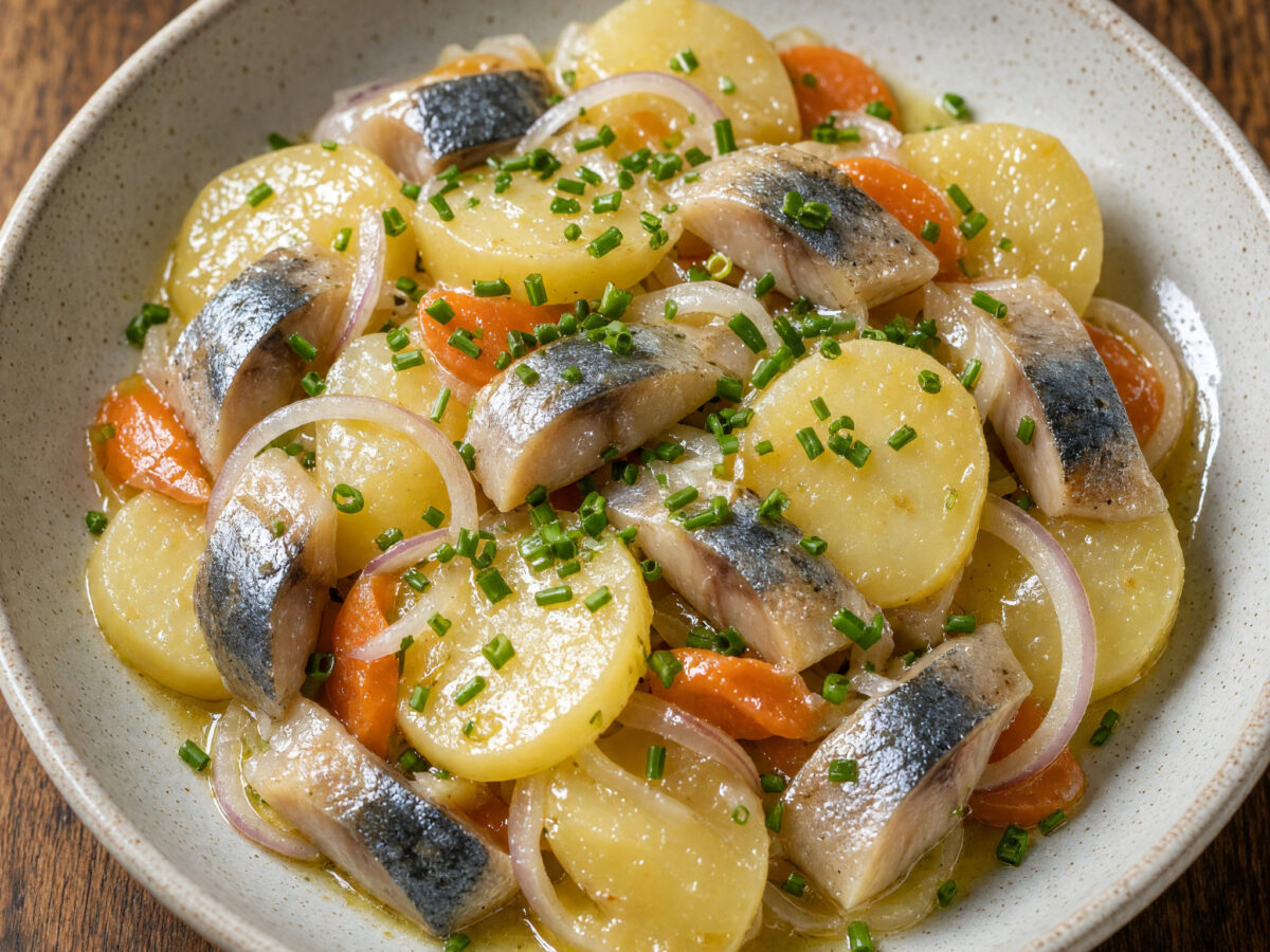 Harengs pommes à l’huile aus Hauts-de-France