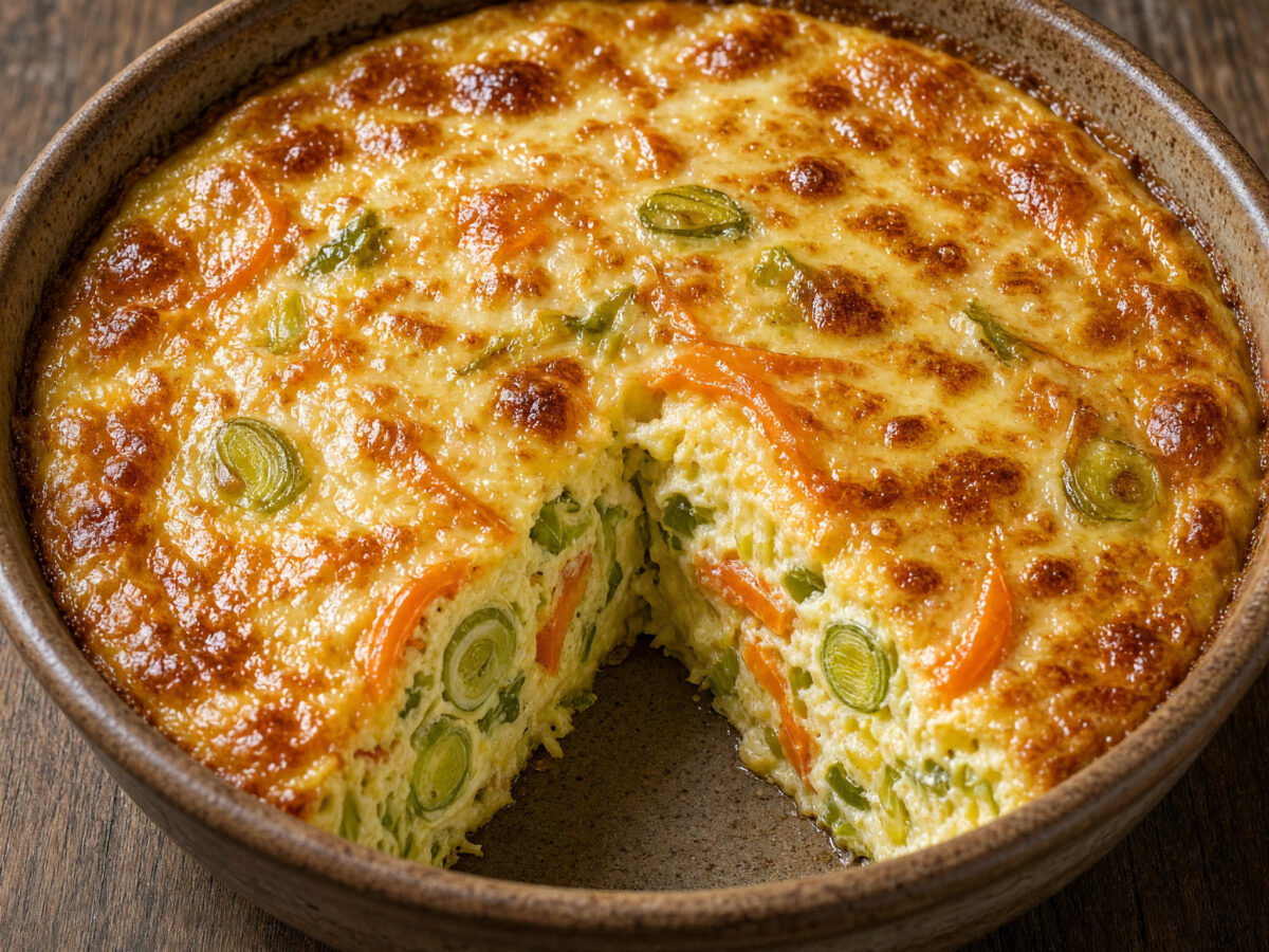 Herzhafter Clafoutis aus der Drôme