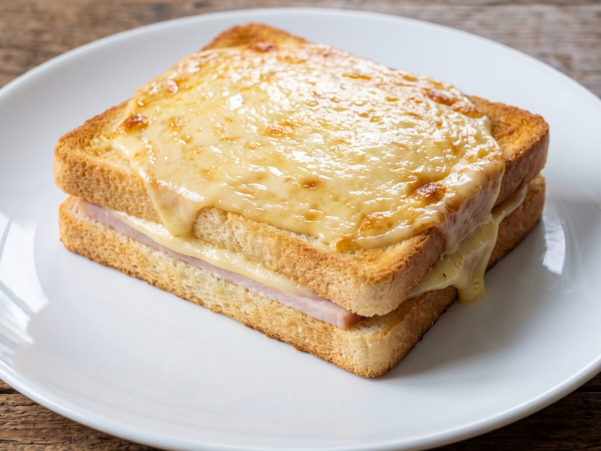 Knusprige Brotschnitten mit Maroilles