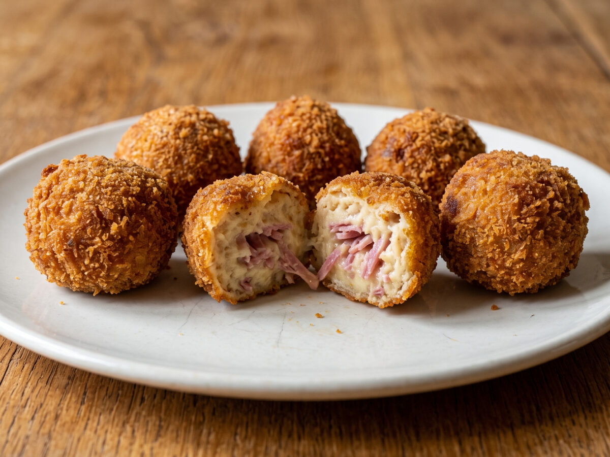 Knusprige Croquettes mit Jambon de Vendée