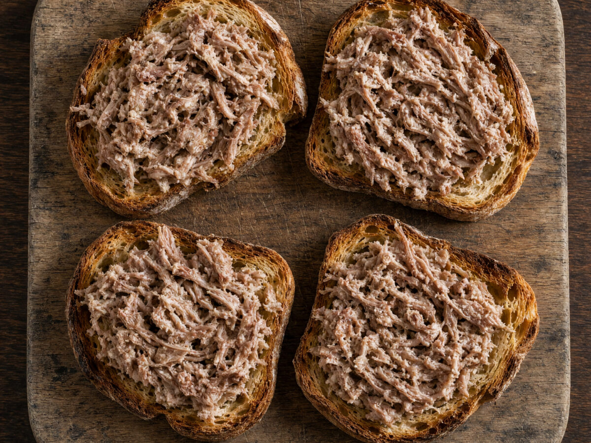 Knusprige Tartine aus der Touraine
