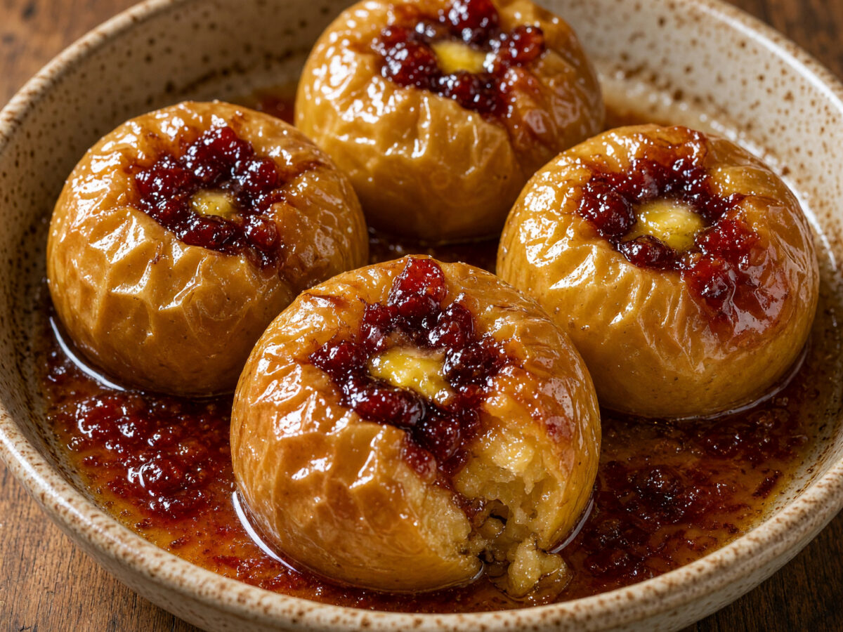 Pommes au four à la confiture aus der Île-de-France