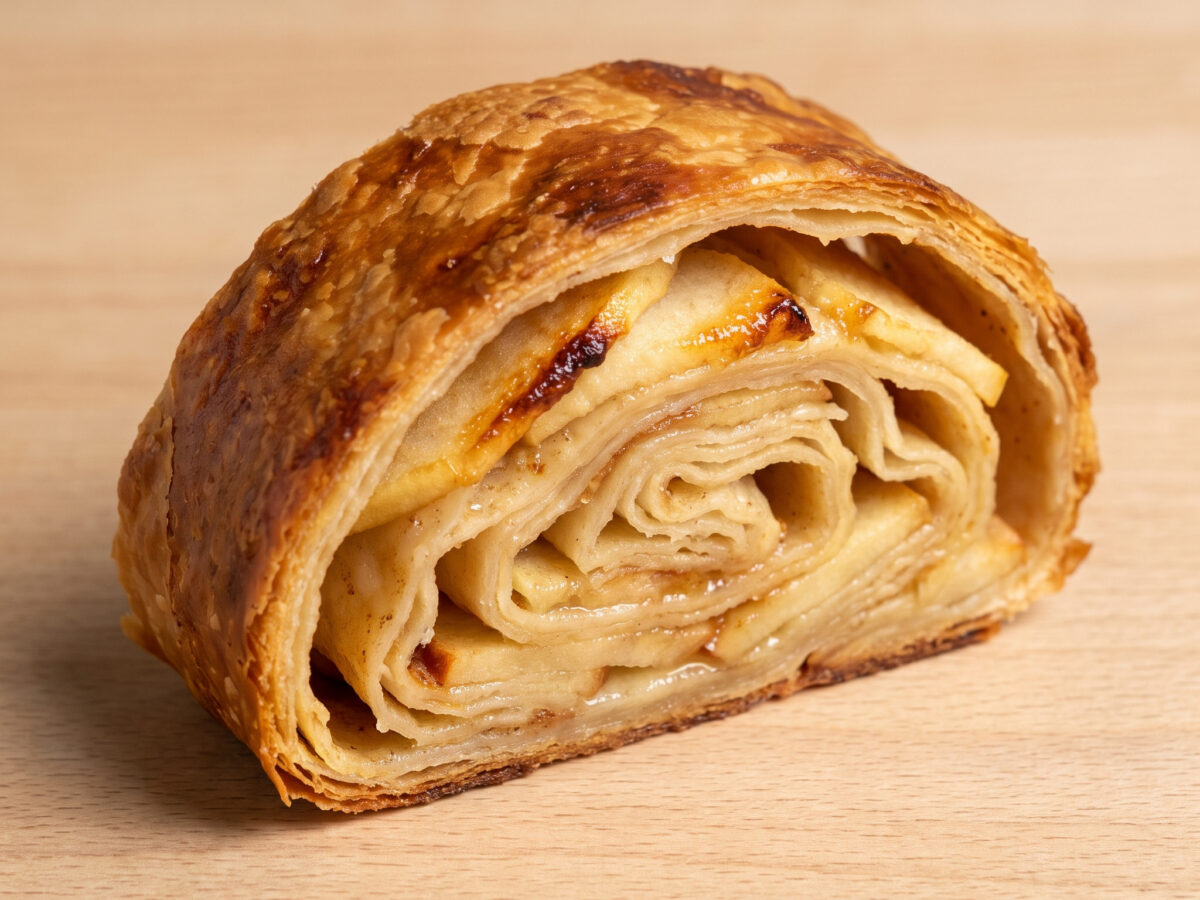 Pastis du Quercy mit Äpfeln