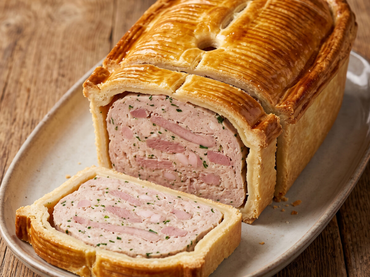 Pâté en croûte alsacien aux trois viandes