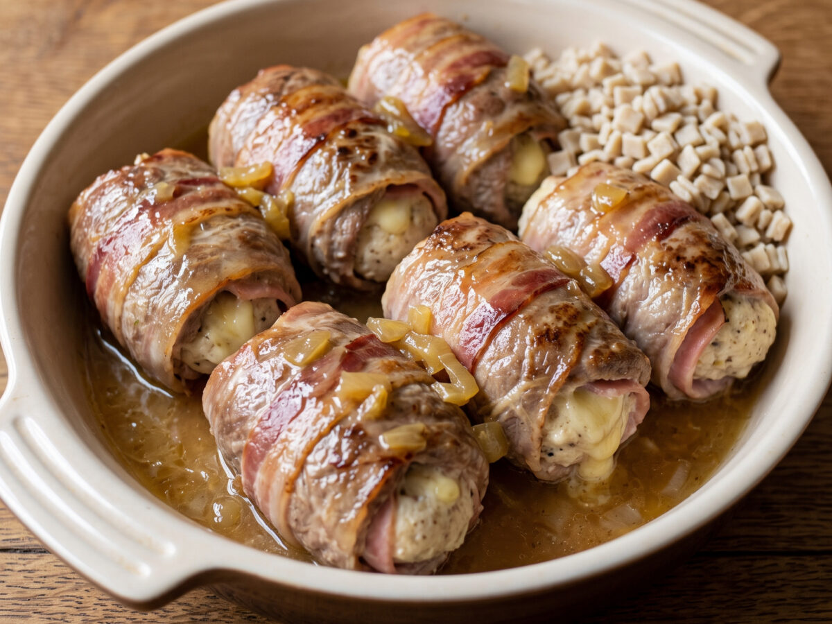 Paupiettes lyonnaises mit Quenelle