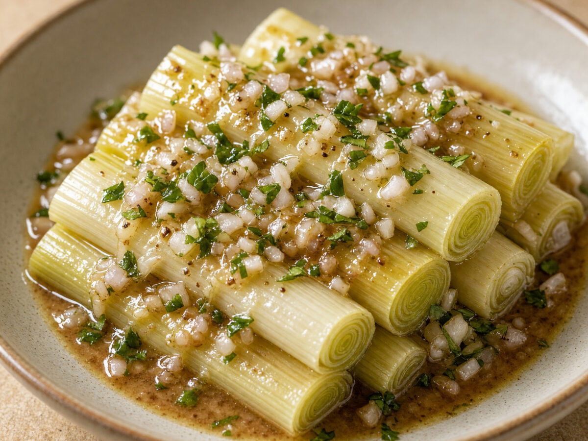 Poireaux vinaigrette: Lauch mit Senf-Vinaigrette