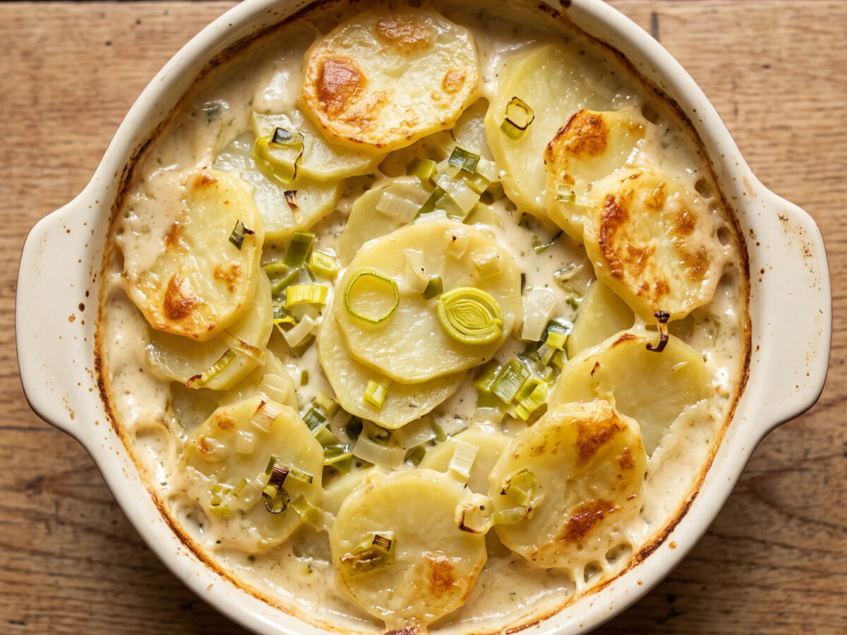 Pommes de terre à la Normande au gratin