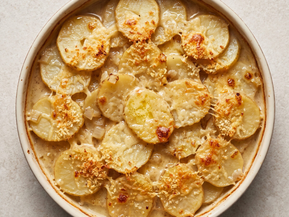 Pommes de terre au gratin – provenzalisches Kartoffelgratin