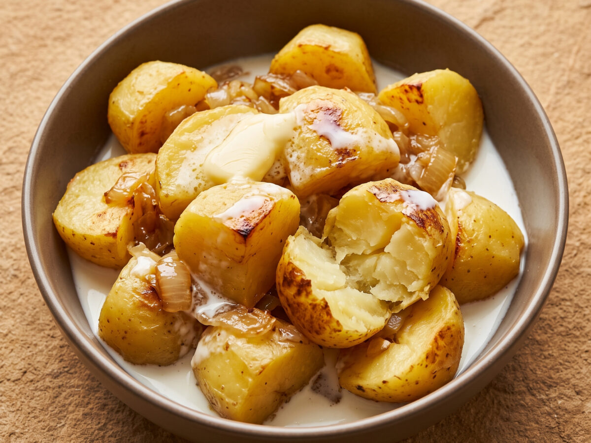 Pommes de terre au lait ribot
