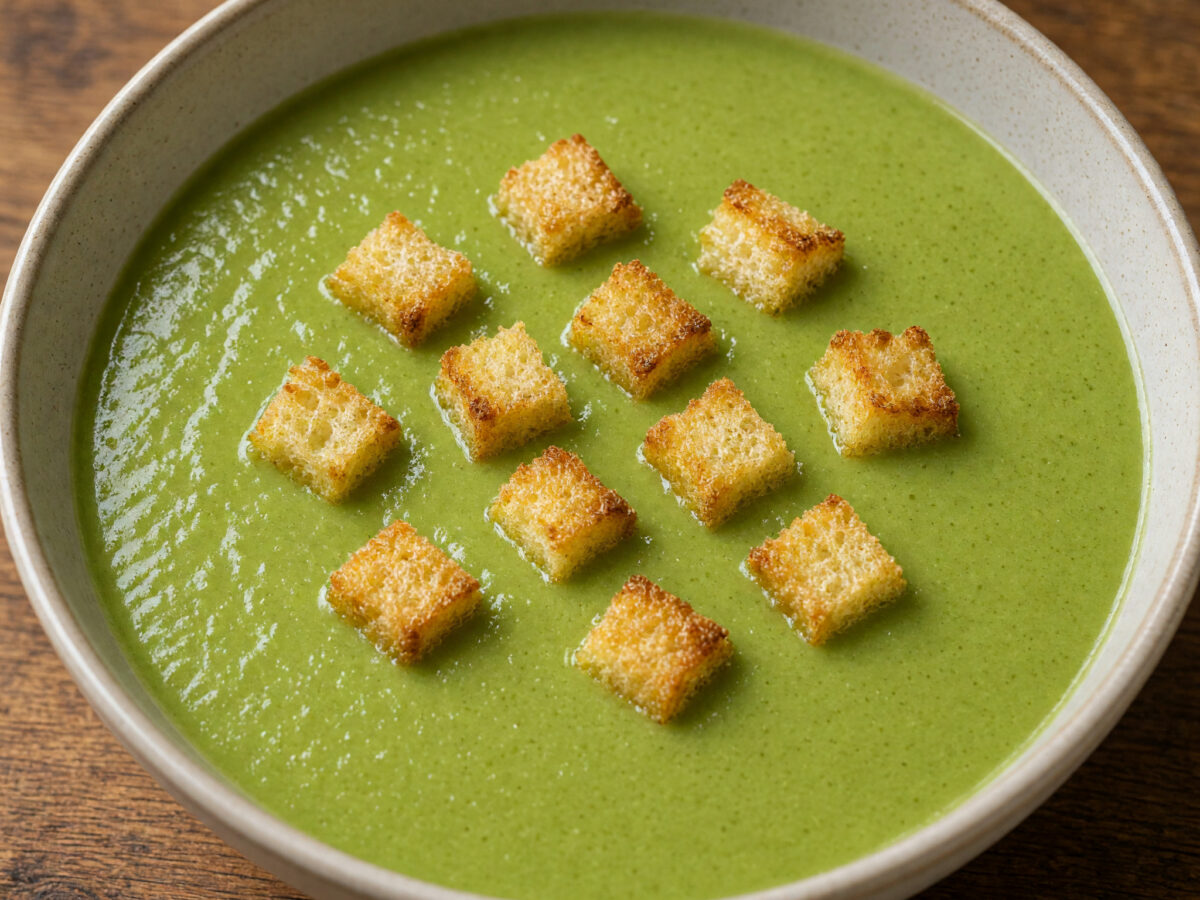 Potage Saint-Germain: samtiger Erbsenpotage aus der Île-de-France