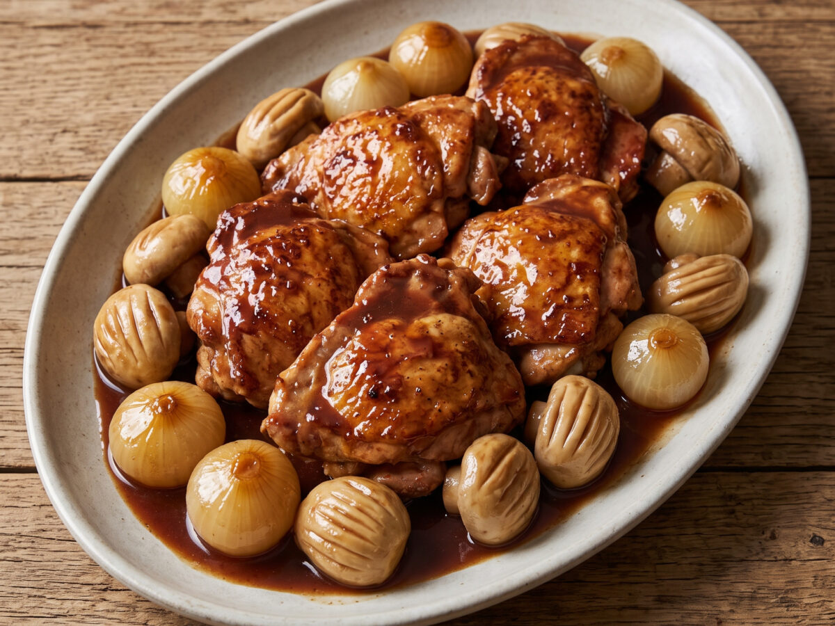 Poulet sauté à l’Orléanaise