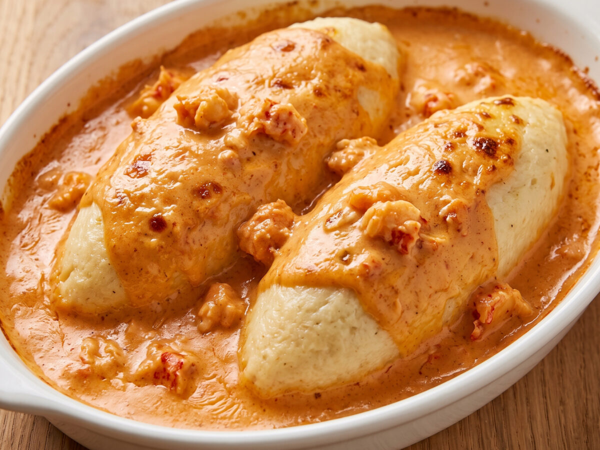 Quenelle de brochet mit Nantua-Sauce