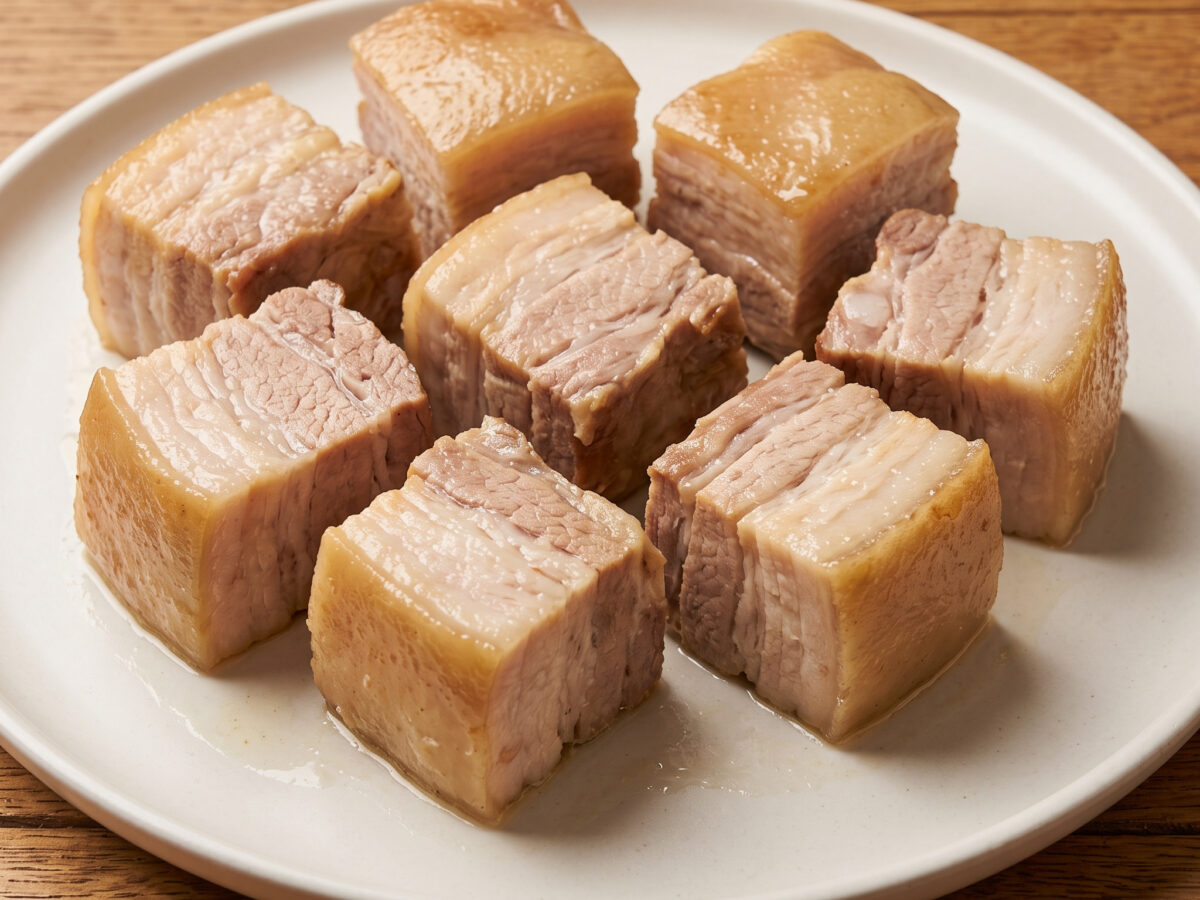 Rillauds d’Anjou: Schweinebauch im Saindoux