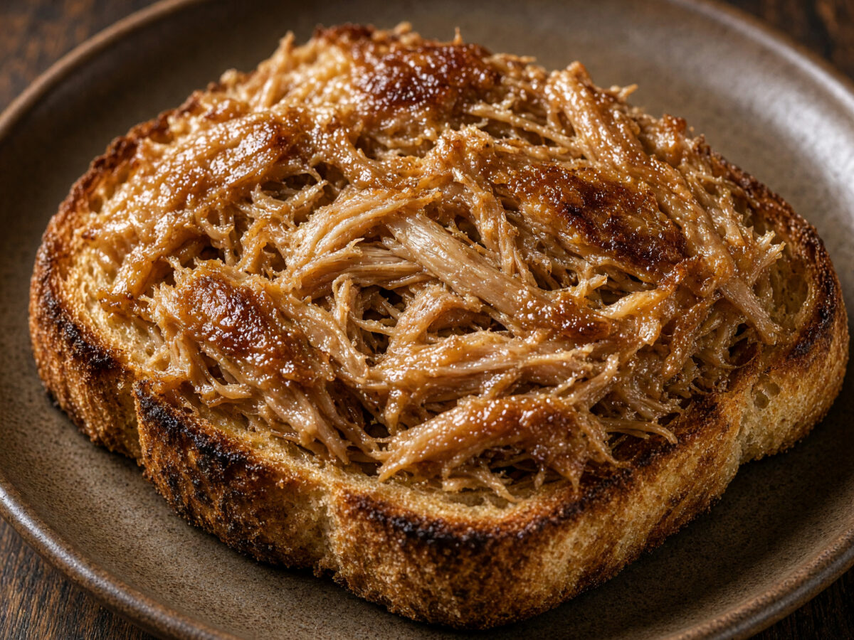Rillettes de Tours: faserig, goldbraun, tourangell