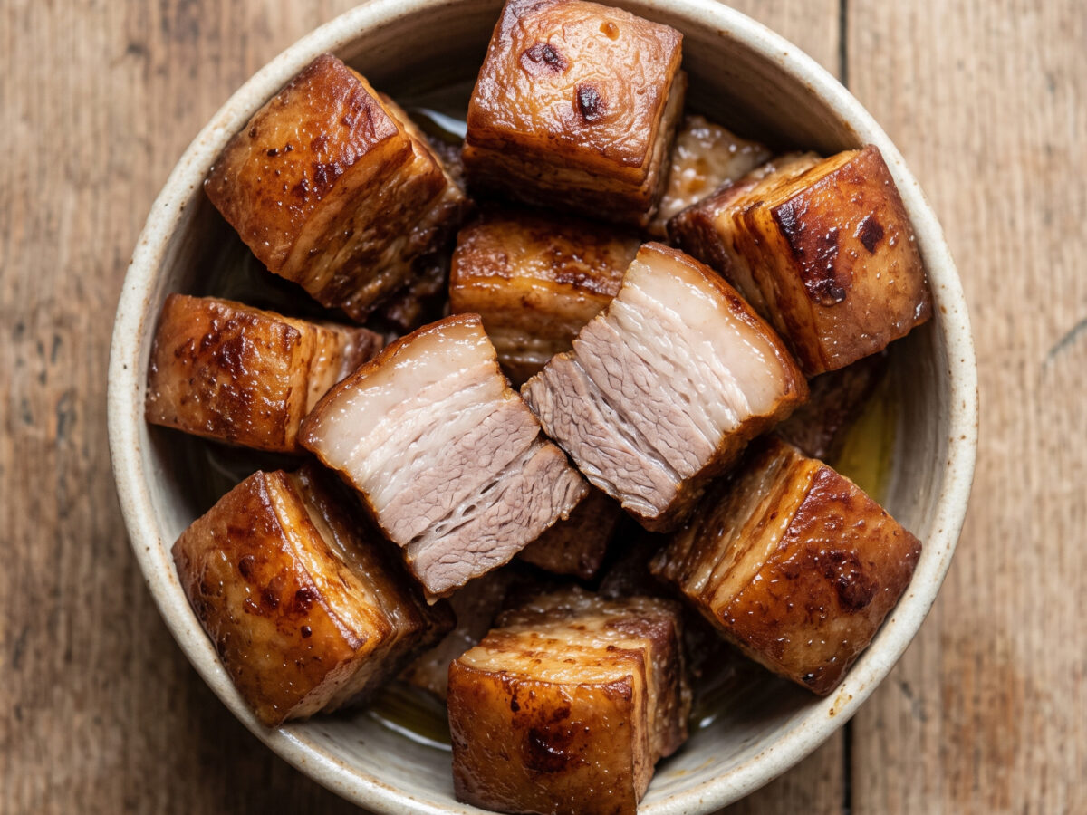 Rillons de Tours – langsam confierter Schweinebauch