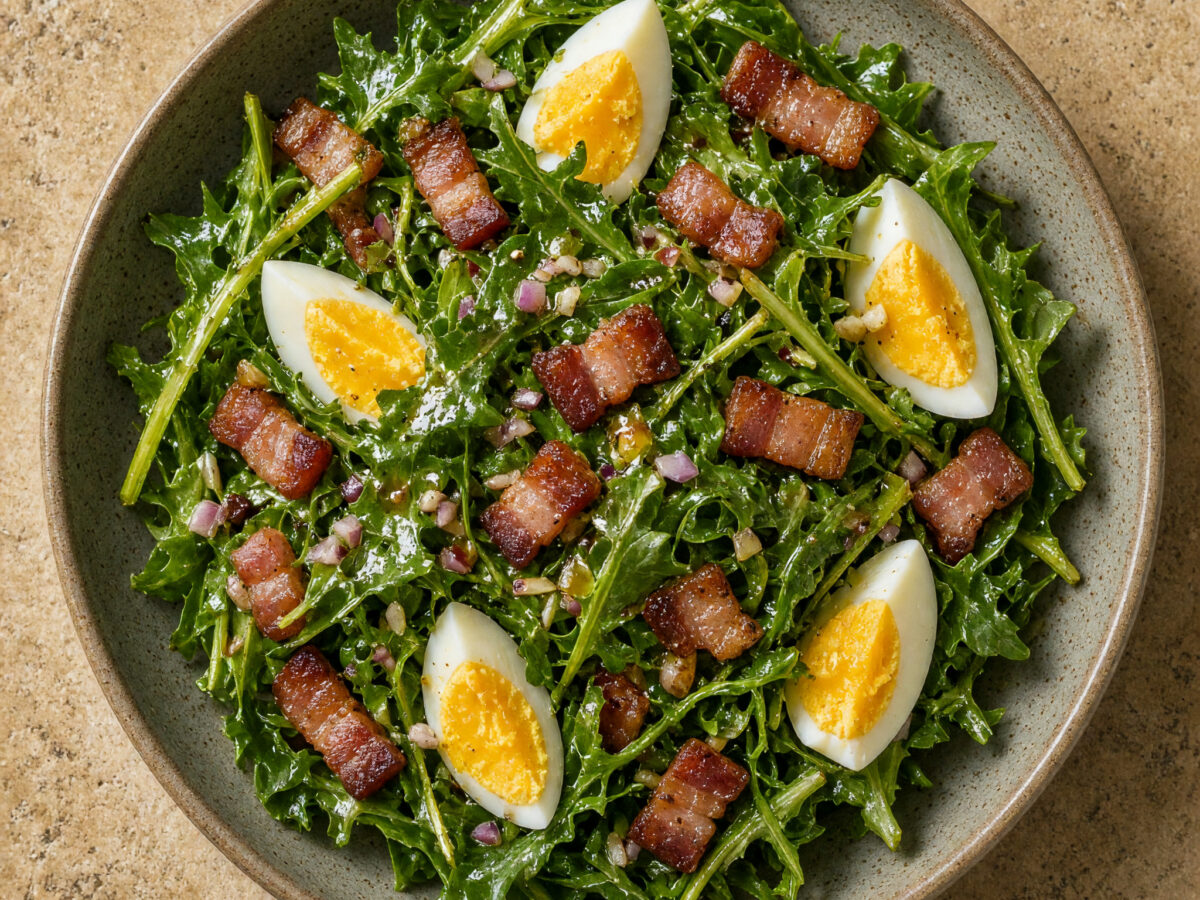 Salade de cramaillots aus der Franche-Comté