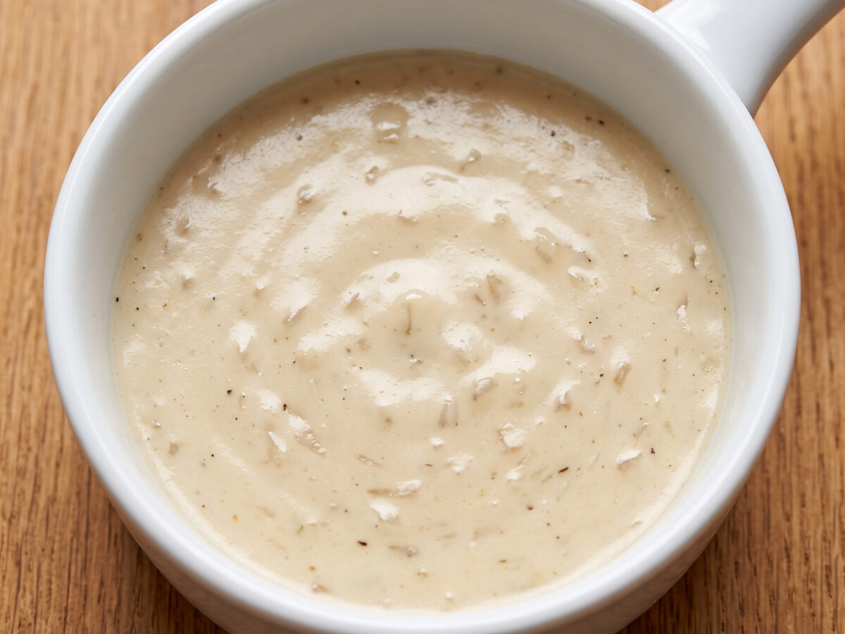 Sauce au Saint-Marcellin: cremige Käsesauce aus dem Dauphiné