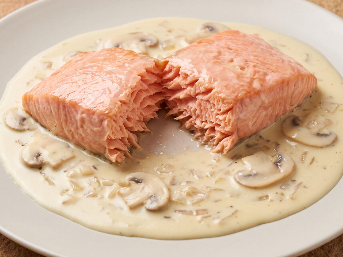 Saumon au Riesling aus dem Elsass