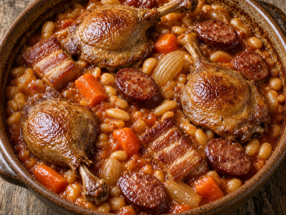 Soissoulet mit Entenconfit aus der Picardie