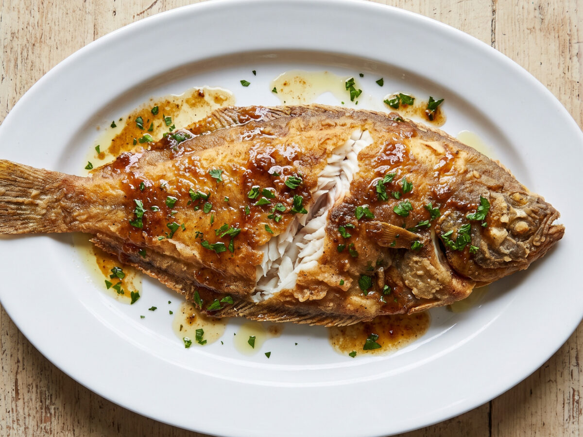 Sole meunière mit Zitronenbutter
