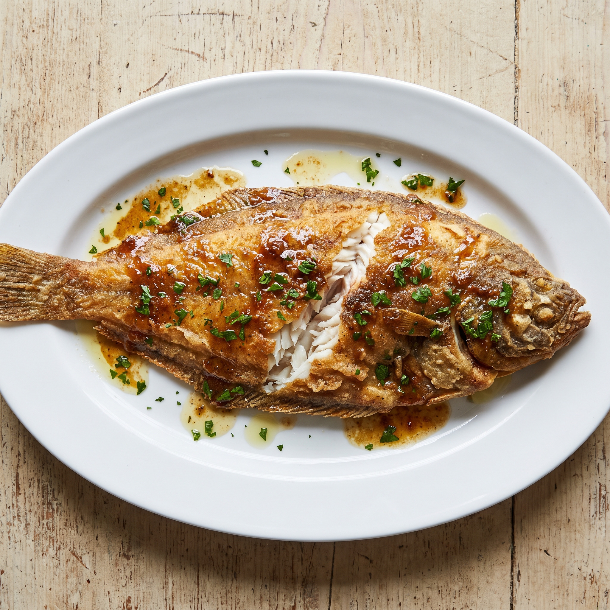 Sole meunière mit Zitronenbutter
